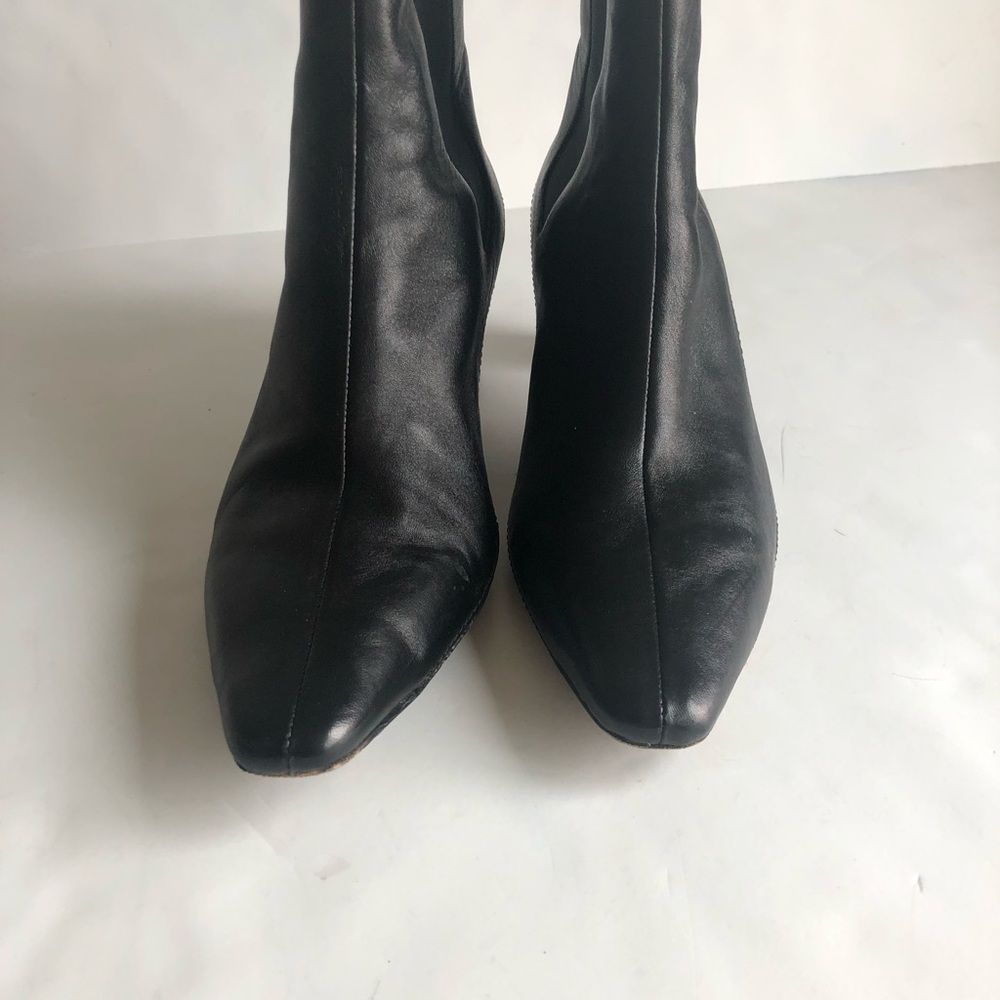 RAG & BONE High Black Patent Leather Boots Size 38.5 - Picture 7 of 15